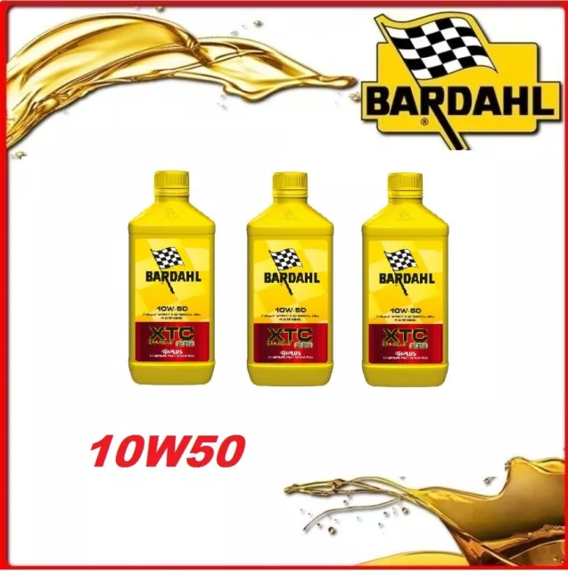 Olio motore moto 3 LITRI  XTC C60 10W50 Bardahl motore 4T