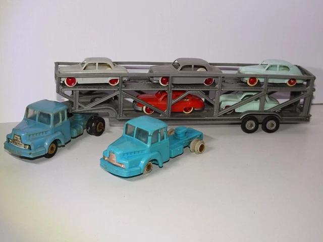 Tracteur TBO 15 BERLIET + Transporteur de Voitures NOREV 1/43