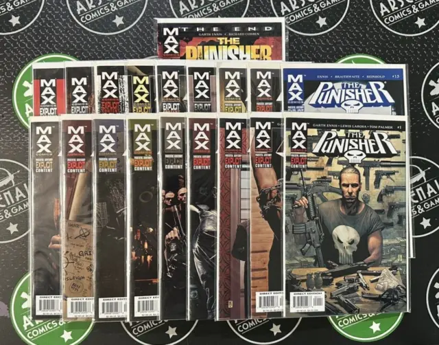Punisher #1-63 (19 issues!) MAX Vol 7 2004 + Punisher: The End #1 Marvel Comics