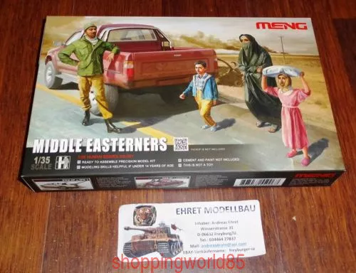 MENG 1/35 HS-001 Middle Eastrners (Human Series) (4 Figure in Scatola) Super War