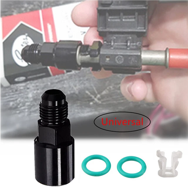 6AN Male to 3/8 Quick Connect Fitting Line Adapter Connector For Fuel Rail Line
