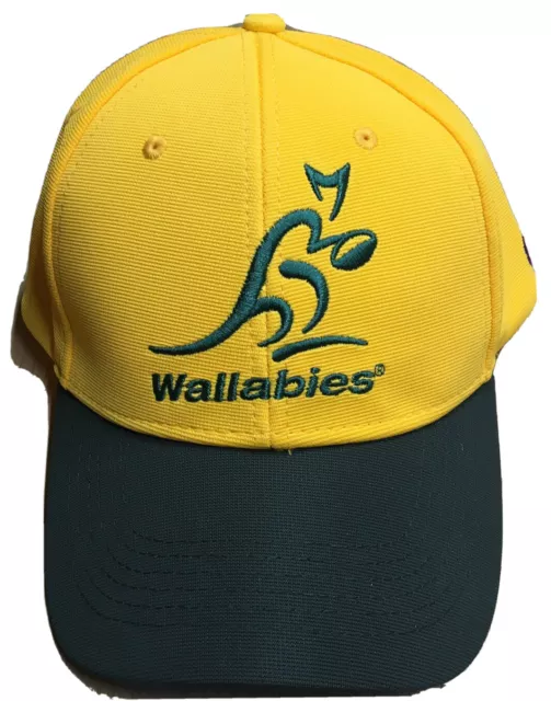 Official Wallabies Embroidered Yellow & Green The Championship Cap Etoro Cadbury