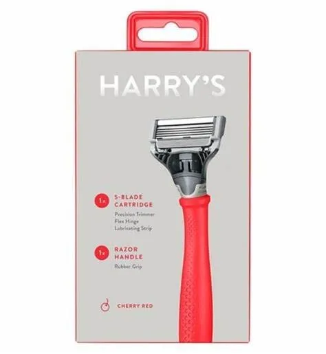 Harry's razor (cherry red)