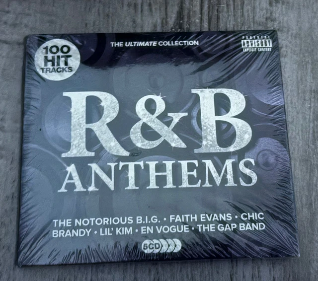 VARIOUS ARTISTS: R&B Anthems 5 X CD 100 Hits 80’s 90’s 00’s £3.99 ...