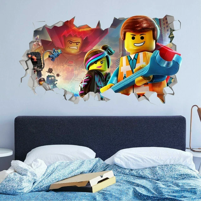 LEGO MOVIE WALL decals stickers mural home decor for bedroom Art JO73