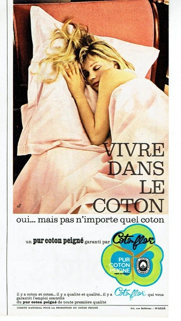 1971 Advertising 0623 Cottonflower Sheets Combined Cotton