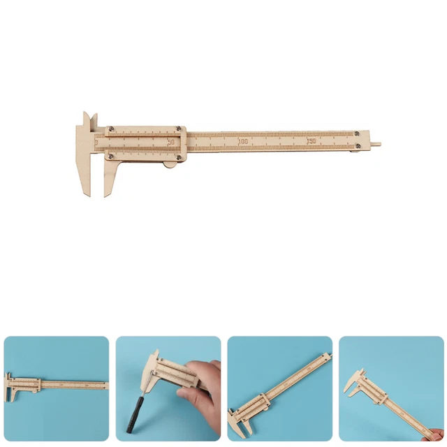 Righello in legno, righello in legno, righello di misurazione, righello di apprendimento della matematica, chiaro