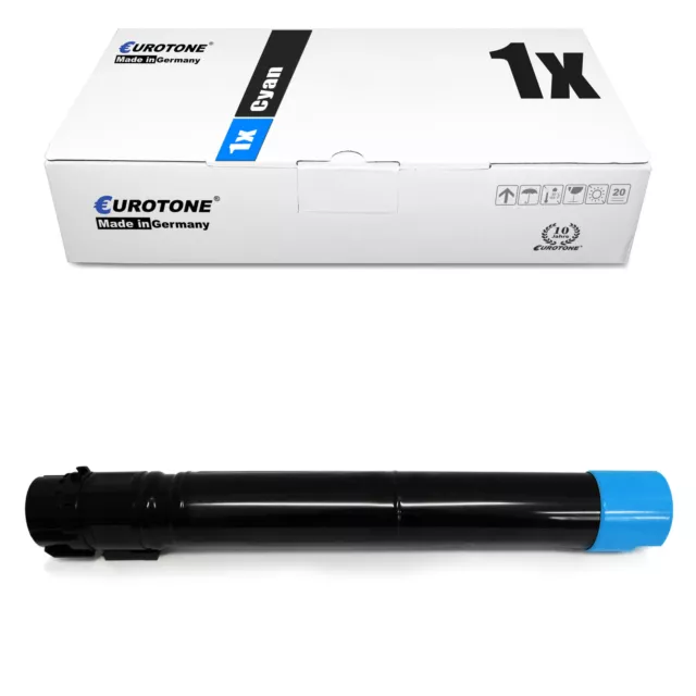 1x Tóner para Lexmark C 950 DE C950X2CG Azul Cartucho de Tinta Cian