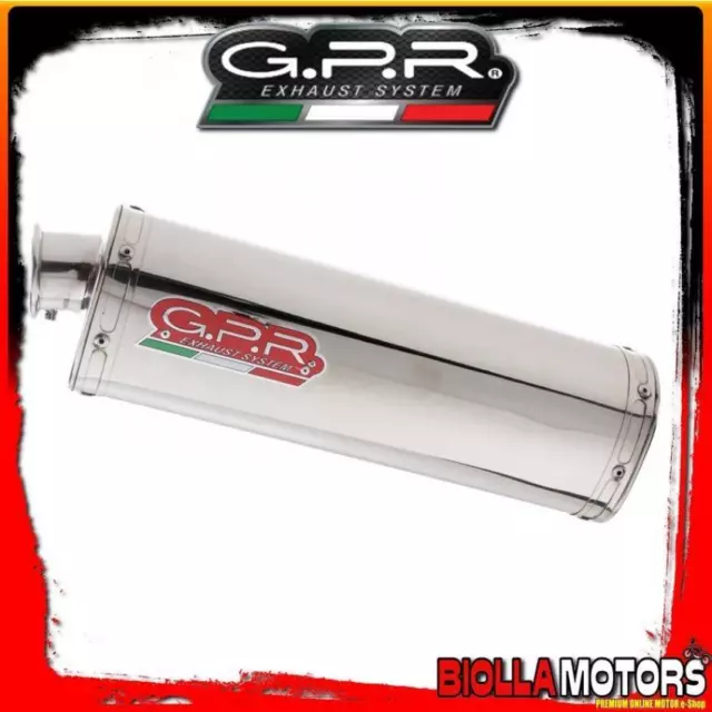 Silenziatore Completo Gpr Honda Dominator Nx 650 650Cc 1988-2001 Omologato/Appro