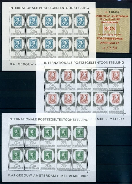 Niederlande Kleinbögen 880-82 postfrisch #JM199