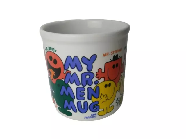 MY MR MEN MUG vintage Tom Green Philippines 80s Strong Silly Greedy Happy Tickle