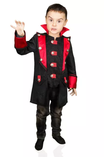 Dracula Enfants Veste Costume Garçons Costume de Carnaval Vampire Halloween