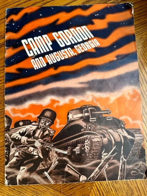 Camp Gordon Augusta Georgia Yearbook 1944 Many Signatures! 3rd Training Reg WW2