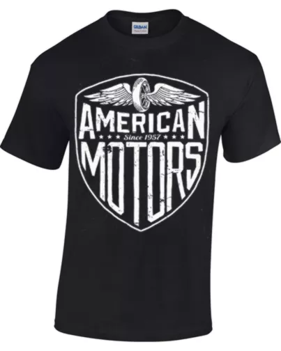 Uomo T-Shirt Biker Rétro Moto USA Donna USA Rétro American Motori