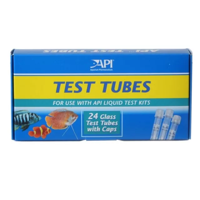 API Test Tubes for Use with API Liquid Test Kits - 24 count