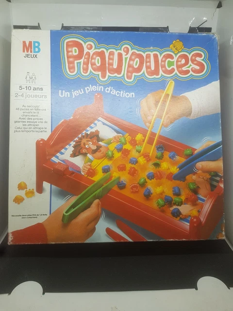 Jeu De Société Piqu'Puces MB Jeux - Édition 1985 - Complet Et Testé - Ambiance Années 80