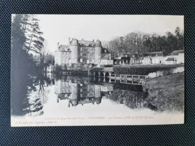 CPA 61 Environs de BAGNOLES-DE-L'ORNE - COUTERNE - Le Château