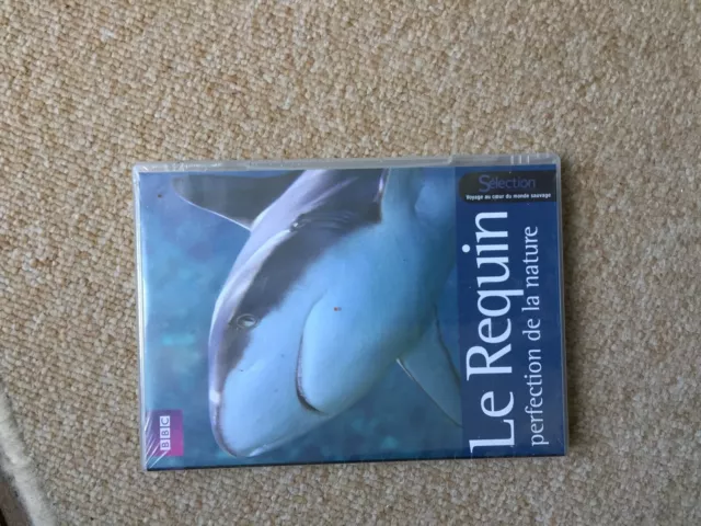 DVD DOCUMENTAIRE animaux le requin perfection de la nature     bbc  NEUF
