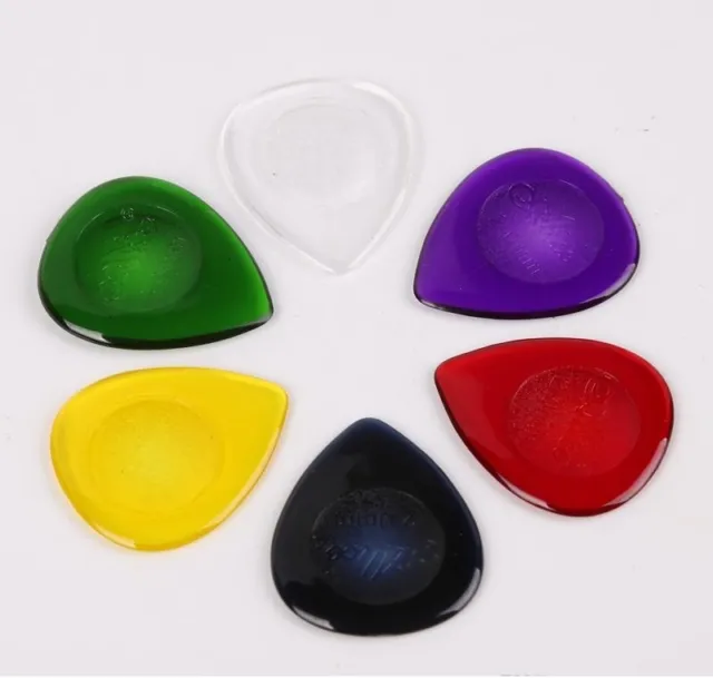 6 x Alice Waterdrop Jazz Plectrums, Guitar Picks For Acoustic & Electric Guitar!