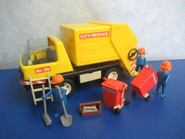 3470 Klicky Stadtreinigung Müllwagen City Life Service figuren Playmobil 3683