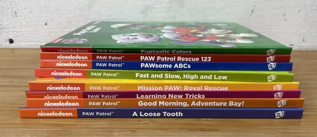 Nickelodeon lot of 8 Paw Patrol My First Smart Pad Hardcover Books Ryder Pups LN