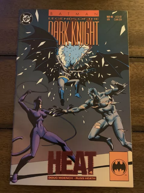 DC Comics Batman Legends of the Dark Knight #49 Heat VF/NM Catwoman Moench Heath