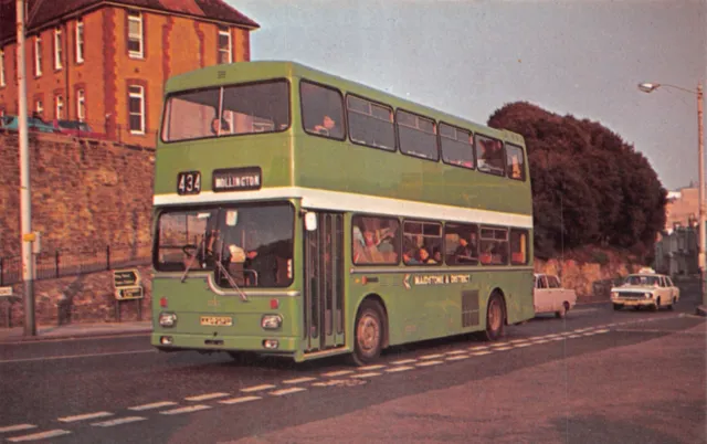 Pike Bus  Postcard Maidstone And District 5252 1975 Unused Very Good