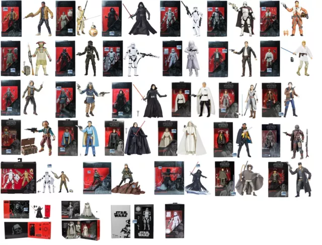 Star Wars THE BLACK SERIES Hasbro 6" Action Figure MISB 2015/16 Nuove 15Cm