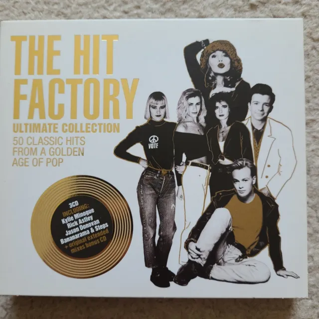 The Hit Factory 3 x CD Ultimate Collection - 50 Classic Hits - Sonia Kylie Steps