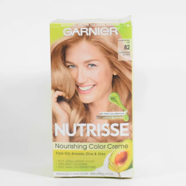 Garnier Nutrisse Color Creme Permanent Hair Color #82 Champagne Blonde