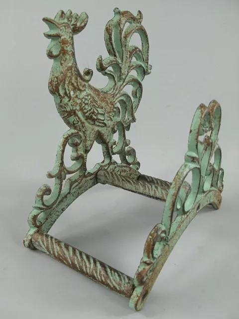 Soporte para Manguera Gallo Antik-Grün Patinado de Hierro Fundido 26 x 14 x 24cm