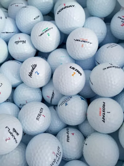 50 Bolas De Golf Perla Y A Surtido Pinnacle,Wilson...