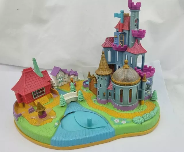 Vintage Polly Pocket Beauty And The Beast Magical Castle.