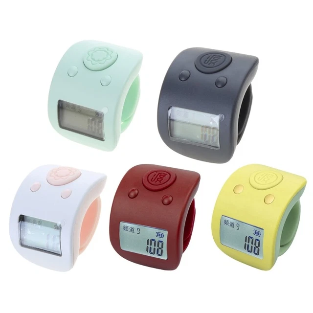 RECHARGEABLE DIGITAL LED Electronic Hand Tally Timer Counter Clicker £9 ...