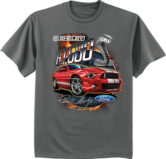 GT 500 Shelby Ford Mustang Shirt Mens Graphic Tee Clothing Apparel Gifts