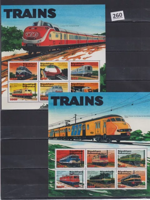 # Gabon - Mnh - Locomotives