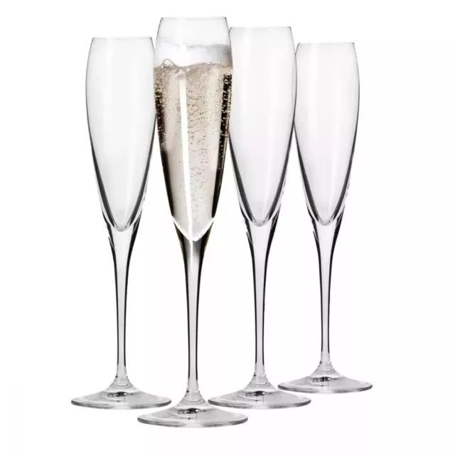 Krosno Perla Copas de Champán Prosecco | 4 pcs | 170 ml | Lavavajillas