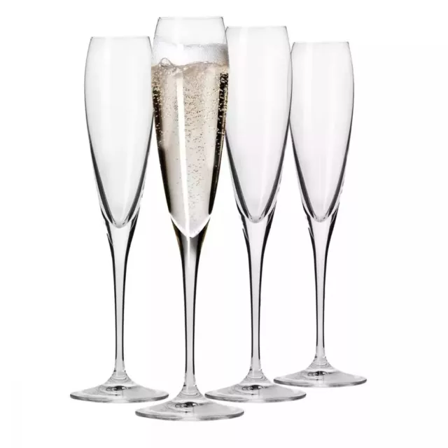 Krosno Perla Flute de Champagne Prosecco | Lot 4 | 170 ml | Lave-vaisselle
