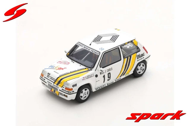 RENAULT 11 TURBO N.8 RALLY MONTE CARLO 1987 CHATRIOT-PERIN 1:43 Spark