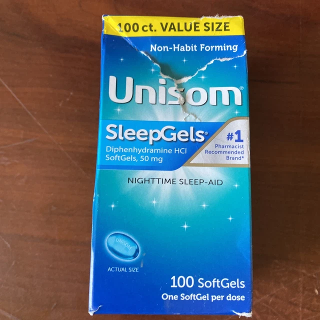 Gels para dormir cápsulas blandas Unisom 100 quilates