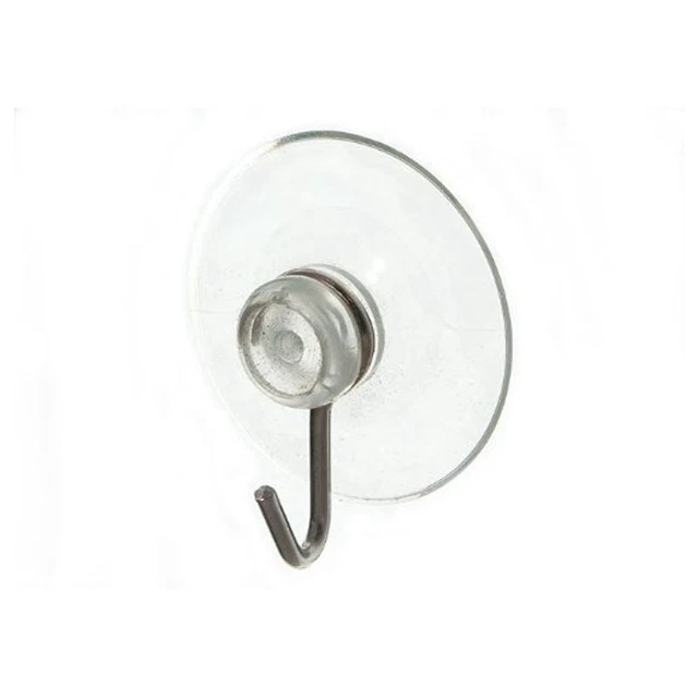 suction sucker window hooks clear wire hook 32MM ( pack of 10 ) N1D3