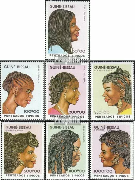 Guinea-Bissau 1004-1010 (completa edizione) MNH 1989 Donne: Hairstyles