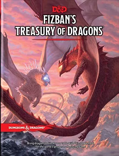 Dungeons & Dragons Fizban’s Treasury of Dragons Supplement Book 1 Dungeons an...