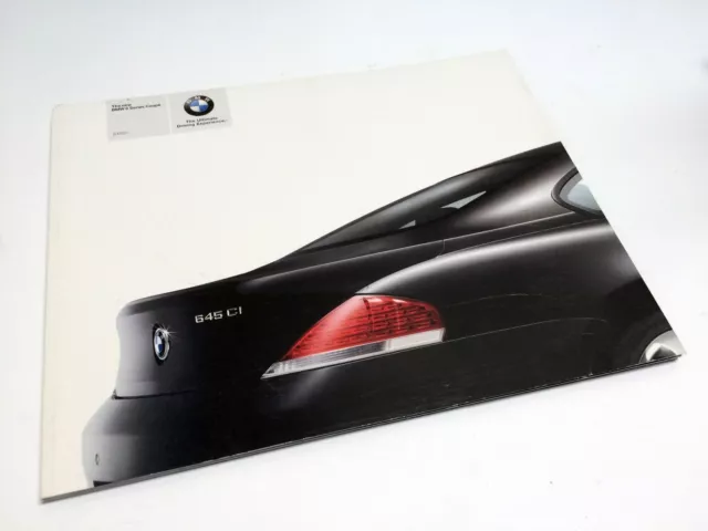 2004 BMW 6-Series Coupé 645Ci E63/64 Brochure