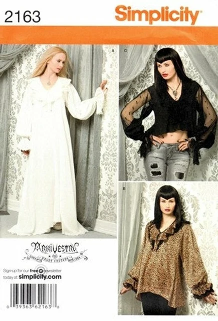 Simplicity 2163 - More Steampunk Ladies Attire , Misses 6-12