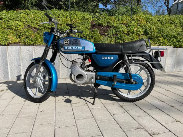 Zündapp CS 50, Mokick / Moped, Bj. 1978, unverbastelt, blau