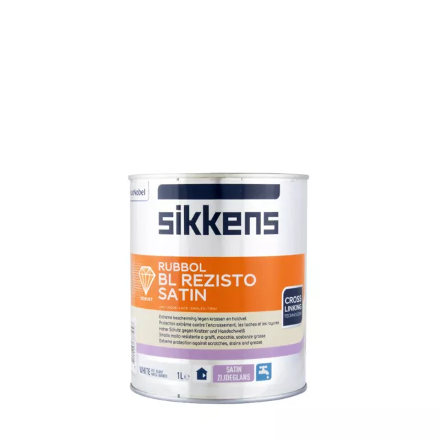 Sikkens Rubbol BL Rezisto raso 1 L bianco, vernice lucida seta