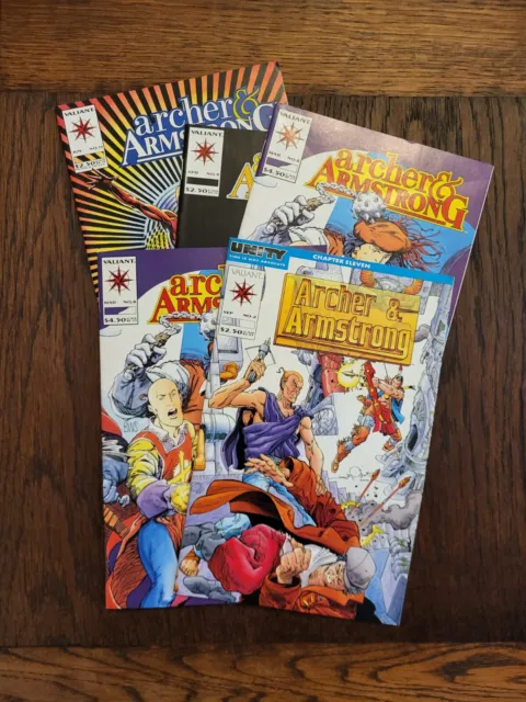 Valiant Comics Archer And Armstrong 2 8(ETERNAL WARRIOR X2) 9 10 June 1992 lot 2