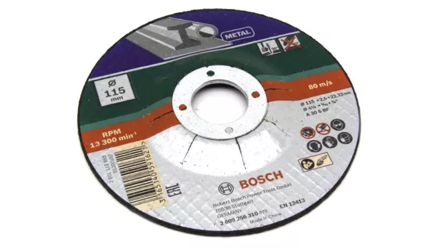 13x Bosch 2609256332 DIY Cutting Disc Metal A 30 S Bf 115mm x 2.5mm Cranked