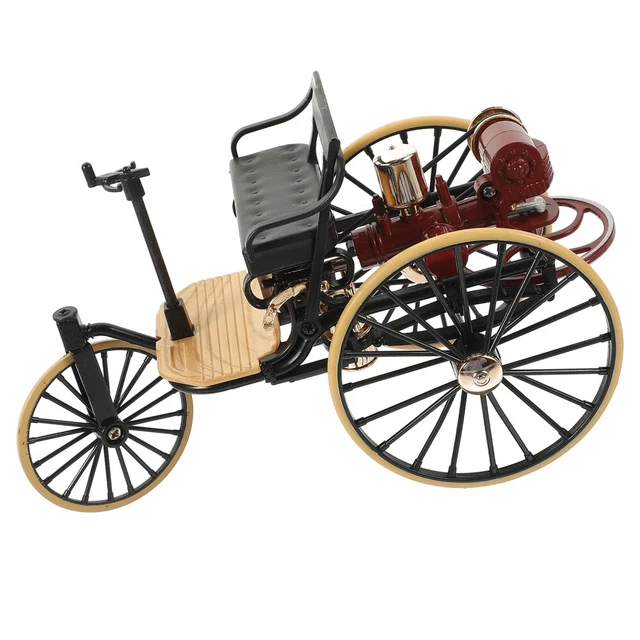 Modèle De Vélo Miniature Vintage En Alliage - Décor De Bureau Rétro Avec Gonfleur | Sculpture Compacte Pour Collection Et Décoration Maison